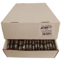 BORN Energibar Boks Banan Og Hvit Sjokolade 50g 75 Enheter