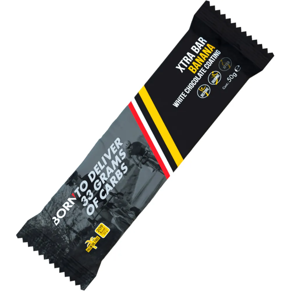 BORN Energibar Boks Banan Og Hvit Sjokolade 50g 75 Enheter, Black, One Size BORN Energibar Boks Banan Og Hvit Sjokolade 50g 75 Enheter, Black, One Size