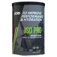 BORN Iso Pro Isotonisk Pulverdrikk Eple Og Sitron 400g