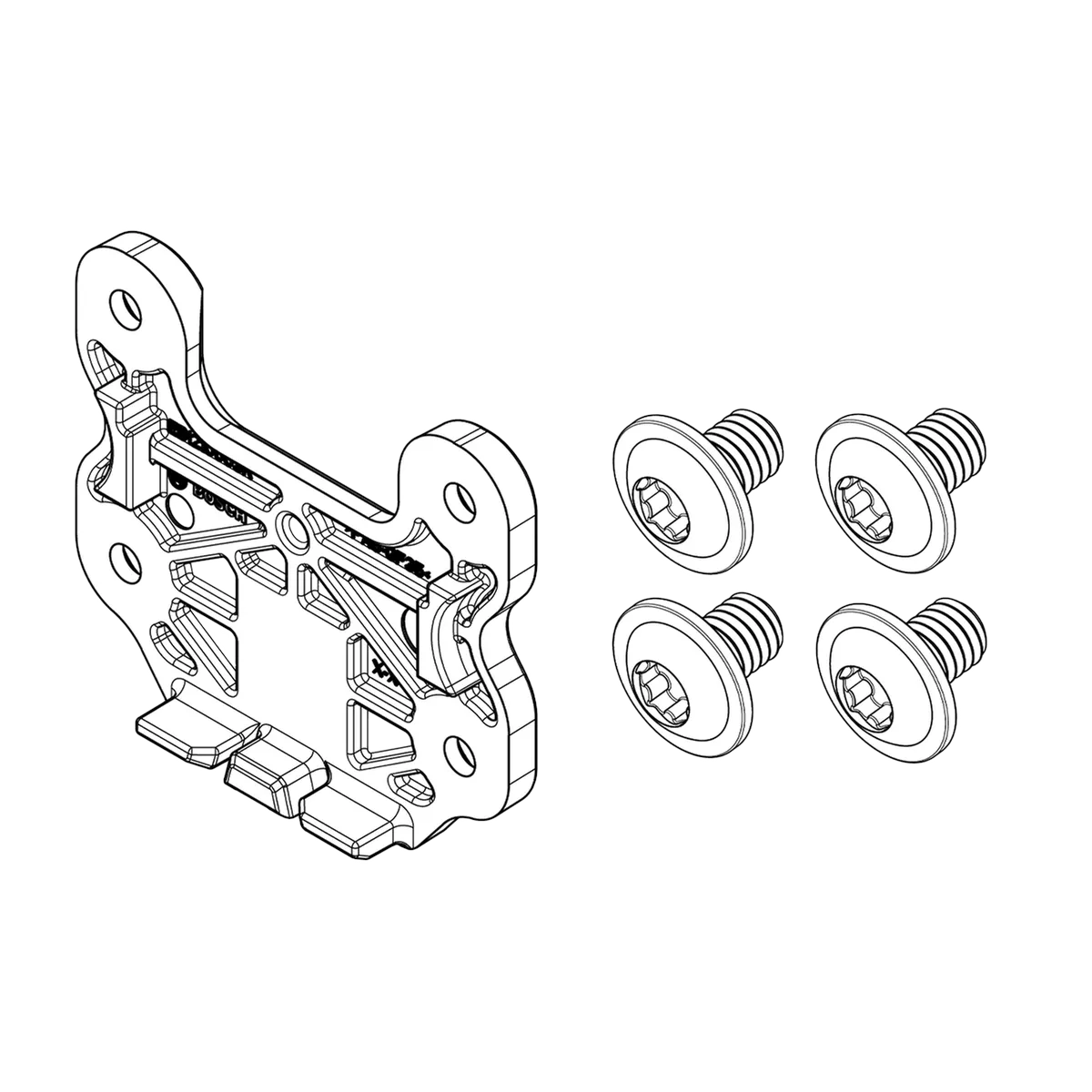 Bosch Axial/Pivot Screw-On Non-plug Side Plate Kit for CompactTube Horizontal