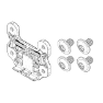 Bosch Axial/Pivot Screw-On Non-plug Side Plate Kit for CompactTube Horizontal