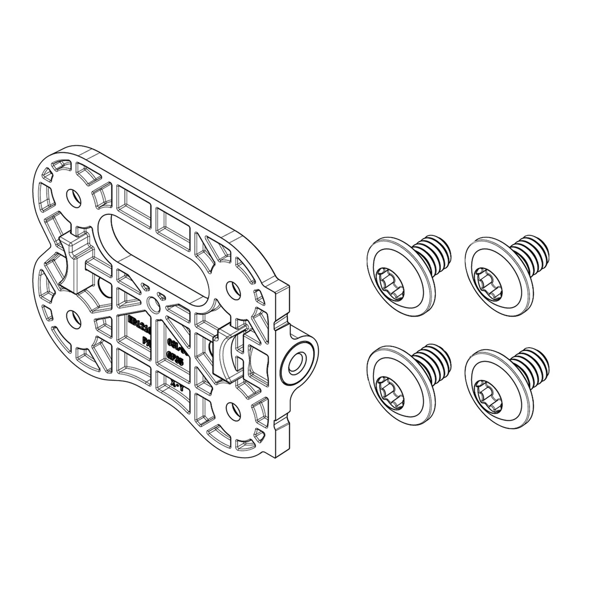 Bosch Fixed Non-Plug Side Plate Kit for CompactTube Vertical