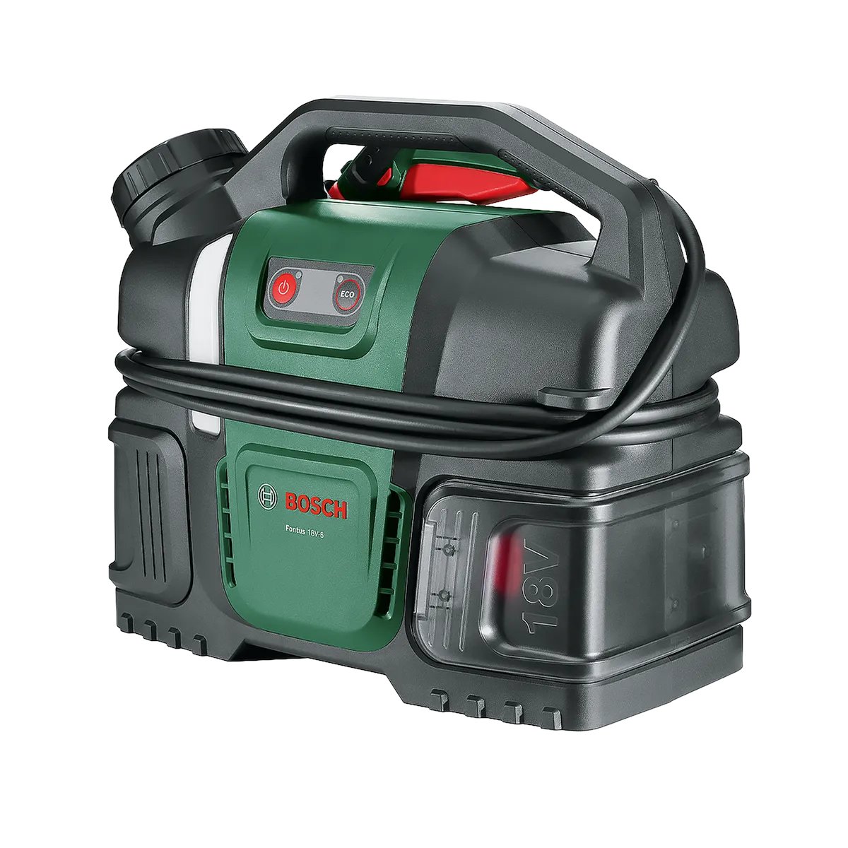 Bosch Fontus 18V-6 Bike Cleaner, Green, One Size