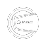 Bosch Logo Deksel for Performance Line SX, Smart System