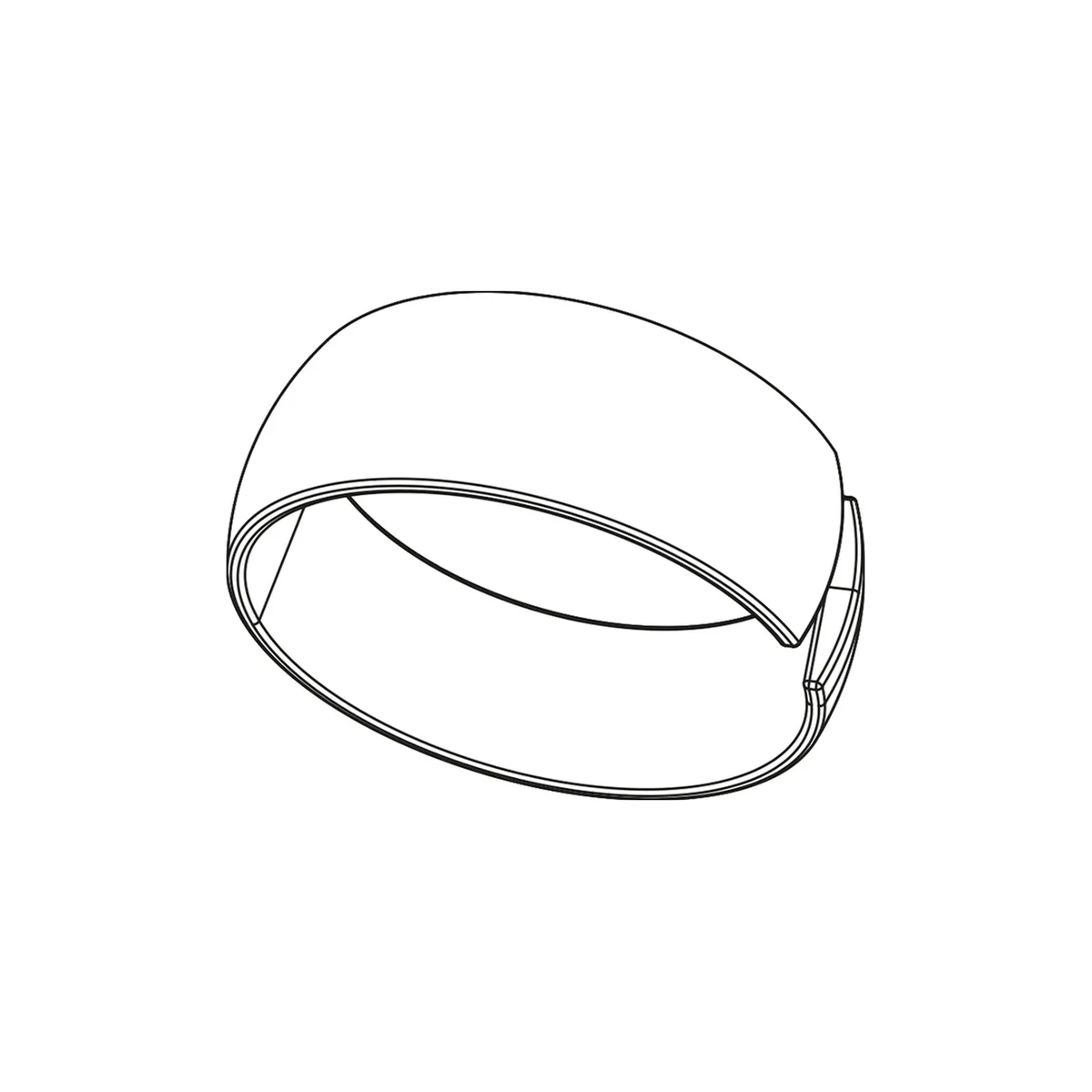 Bosch Rubber Spacer for Intuvia 100 - 35mm Smart System