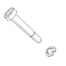 Bosch Screw for Mounting Plate Intuvia 100 Smart System