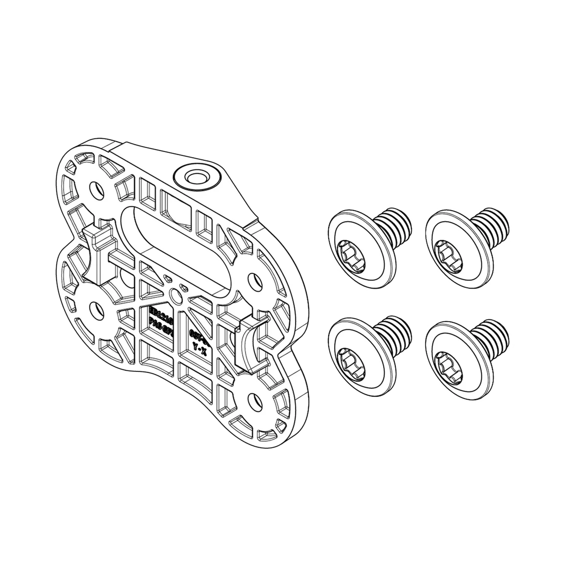 Bosch Screw-On Non-Plug Side Plate Kit for CompactTube Horizontal