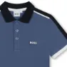 Boss J50766 Kortermet Poloskjorte, Blue, 6Y