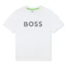 Boss J50771 Kortarmet T-skjorte, White, 6Y