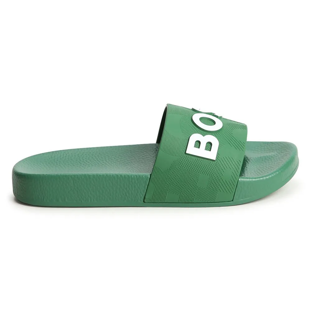 Boss J50879 Badesandal, Green, EU 28 Boss J50879 Badesandal, Green, EU 28