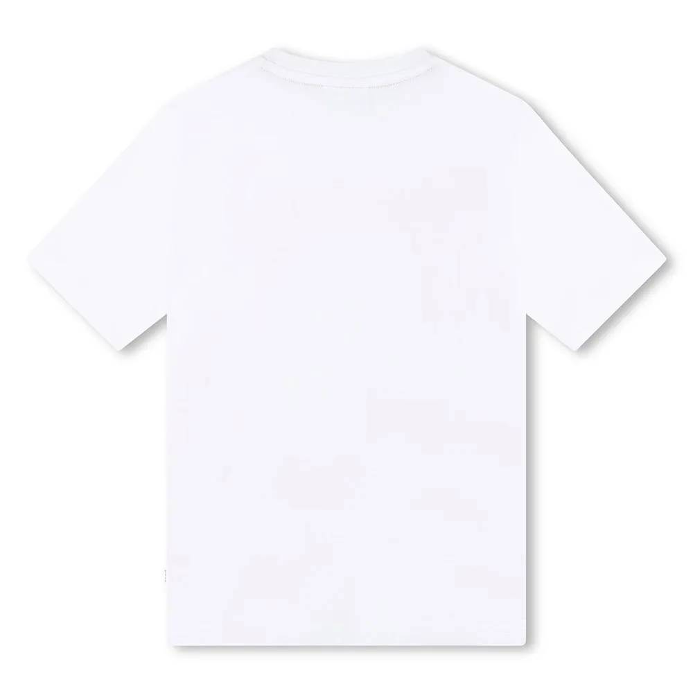 Boss J51026 Kortarmet T-skjorte, White, 4Y Boss J51026 Kortarmet T-skjorte, White, 4Y