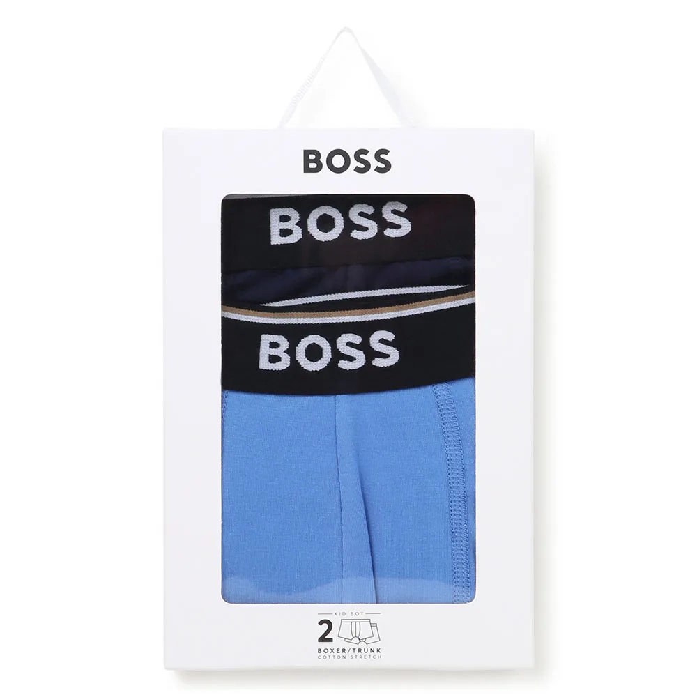 Boss J51748 Boxers, Marine, 14Y Boss J51748 Boxers, Marine, 14Y