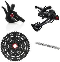 BOX COMPONENTS BOX Two P9 X-Wide Single Multishift Sett 9-delt gruppesett, E-Bike BOX COMPONENTS BOX Two P9 X-Wide Single Multishift Sett 9-delt gruppesett, E-Bike