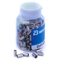 BRAKCO 5 Mm Brass Bremsevaier Endehylse Sykkel 200 Enheter BRAKCO 5 Mm Brass Bremsevaier Endehylse Sykkel 200 Enheter