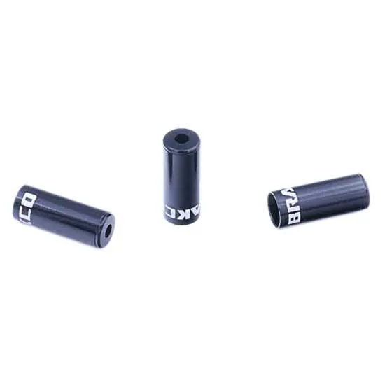 BRAKCO Cnc 5 Mm Bremsevaier Endehylse Sykkel 50 Enheter, Black, One Size