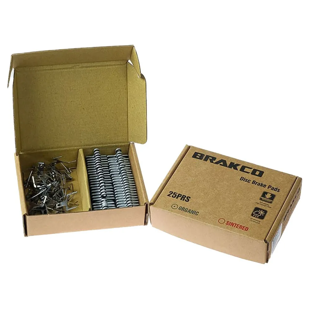 BRAKCO Silent Mineral Shimano Ultegra Br-rs805/505/4058/305/dura-ace Skivebremseklosser 25 Enheter, Multicolor, One Size BRAKCO Silent Mineral Shimano Ultegra Br-rs805/505/4058/305/dura-ace Skivebremseklosser 25 Enheter, Multicolor, One Size