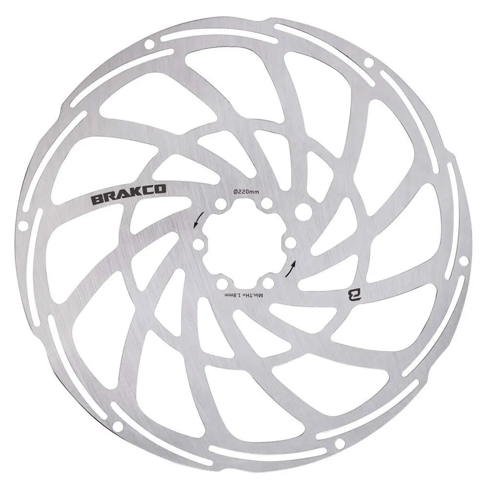 BRAKCO Xsc 6b Reinforced E-bike 2 Mm Bremsekive BRAKCO Xsc 6b Reinforced E-bike 2 Mm Bremsekive
