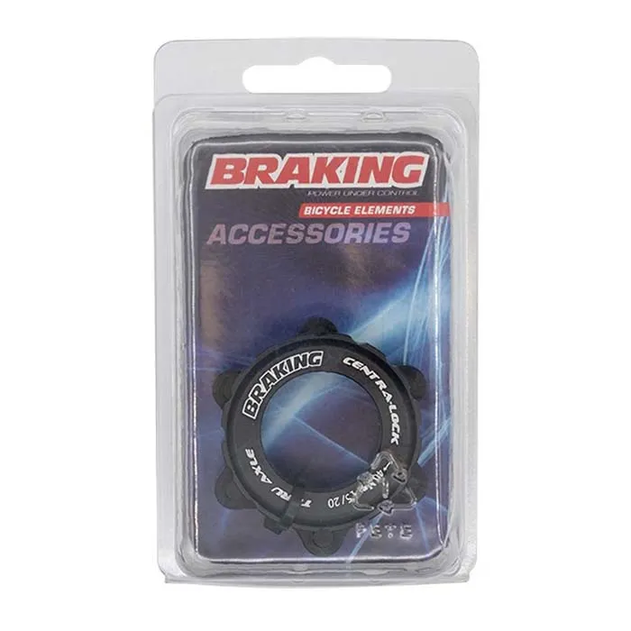 BRAKING Centerlock 15-20 Mm Sykkel Bremseskiveadapter, Black, One Size BRAKING Centerlock 15-20 Mm Sykkel Bremseskiveadapter, Black, One Size