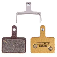 BRAKING F.i.r.s.t./incas 2.0/shimano Deore Metalliske Karbonfiberbremseklosser