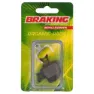 BRAKING Formula Oro Organiske Skivebremseklosser, Black, One Size