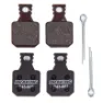 BRAKING Magura Mt5/mt7 Organiske Skivebremseklosser 2 Par, Black, One Size