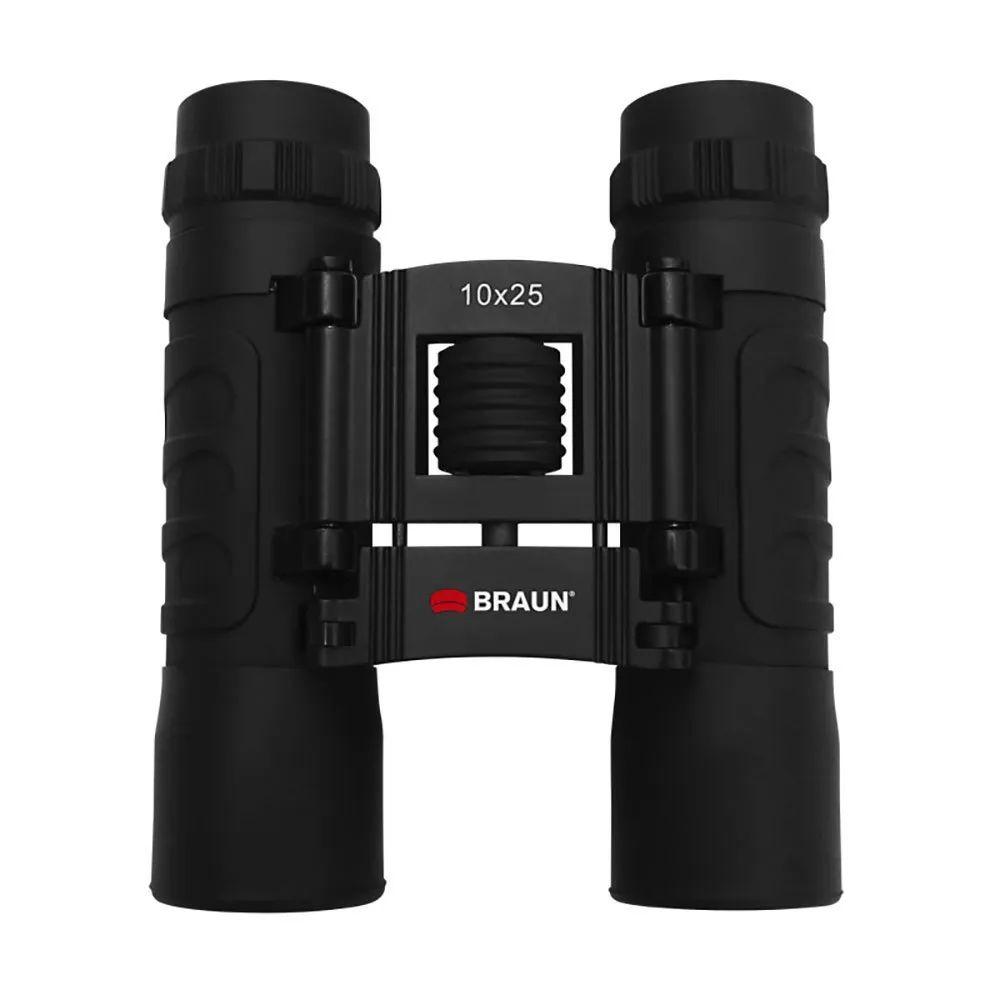 Braun Photo 10x25 Kikkerter, Black, One Size