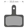 Brenta Ciclo Deore/altus/orion Shimano/trp/quad Sinterbremseklosser, Black / silver, One Size