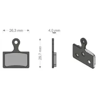 Brenta Ciclo Durace/xtr/mcx1shimano/rever/tek Sinterbremseklosser Brenta Ciclo Durace/xtr/mcx1shimano/rever/tek Sinterbremseklosser