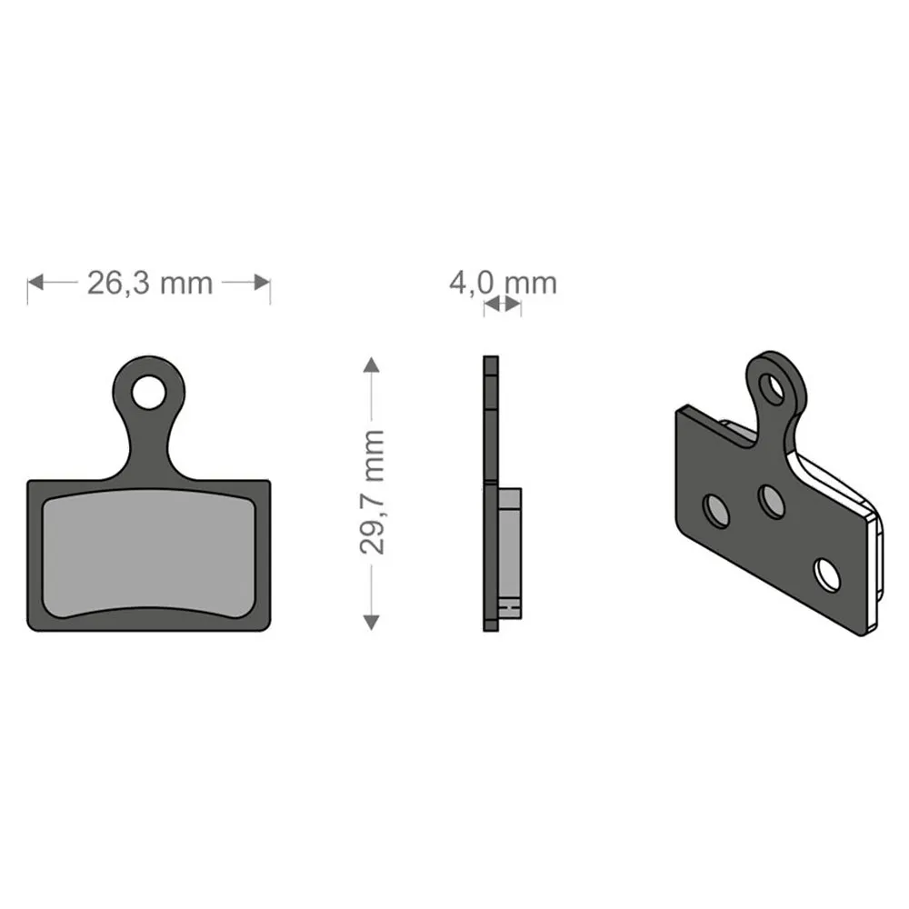Brenta Ciclo Durace/xtr/mcx1shimano/rever/tek Sinterbremseklosser, Black / silver, One Size Brenta Ciclo Durace/xtr/mcx1shimano/rever/tek Sinterbremseklosser, Black / silver, One Size