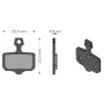 Brenta Ciclo Elixir 9/7/cr/xx/t/tl Avid/sram Sinterbremseklosser, Black / silver, One Size