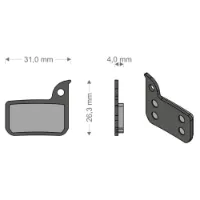Brenta Ciclo Hrd/etap/ultimate/tlm Sram Sinterbremseklosser Brenta Ciclo Hrd/etap/ultimate/tlm Sram Sinterbremseklosser