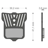 Brenta Ciclo Light Tech Elixir 9/7/cr/xx/x0/t/tl Avid/sram Skivebremseklosser