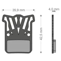 Brenta Ciclo Light Tech Hrd/etap/level Ultimate/tlm Sram Skivebremseklosser Brenta Ciclo Light Tech Hrd/etap/level Ultimate/tlm Sram Skivebremseklosser