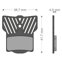 Brenta Ciclo Light Tech Mt2-8 Disk Magura Skivebremseklosser Brenta Ciclo Light Tech Mt2-8 Disk Magura Skivebremseklosser