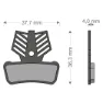 Brenta Ciclo Light Tech Xo-elixir Trail/rsc/r/t Avid/sram Skivebremseklosser, Black / silver, One Size