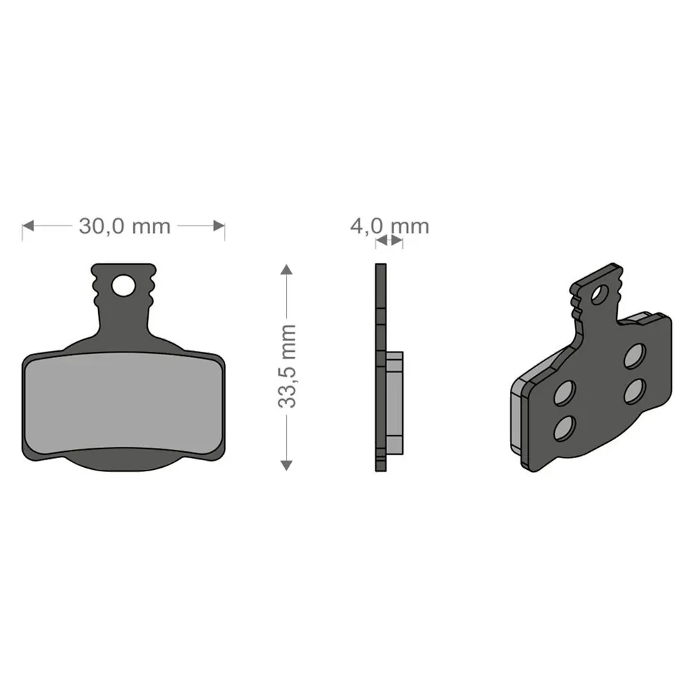 Brenta Ciclo Mt2-8/road Disk Magura/campagnolo Sinterbremseklosser, Black / silver, One Size Brenta Ciclo Mt2-8/road Disk Magura/campagnolo Sinterbremseklosser, Black / silver, One Size