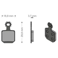Brenta Ciclo Mt5/mt7 Magura (4 Pezzi) Sinterbremseklosser Brenta Ciclo Mt5/mt7 Magura (4 Pezzi) Sinterbremseklosser