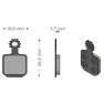 Brenta Ciclo Mt5/mt7 Magura (4 Pezzi) Sinterbremseklosser, Black / silver, One Size
