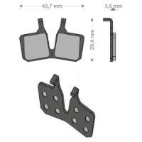 Brenta Ciclo Mt5/mt7 Magura Sinterbremseklosser