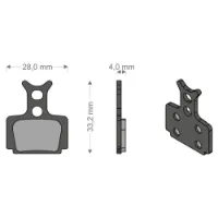 Brenta Ciclo T1 Racing/r1/mega/rx/cura Formula Sinterbremseklosser