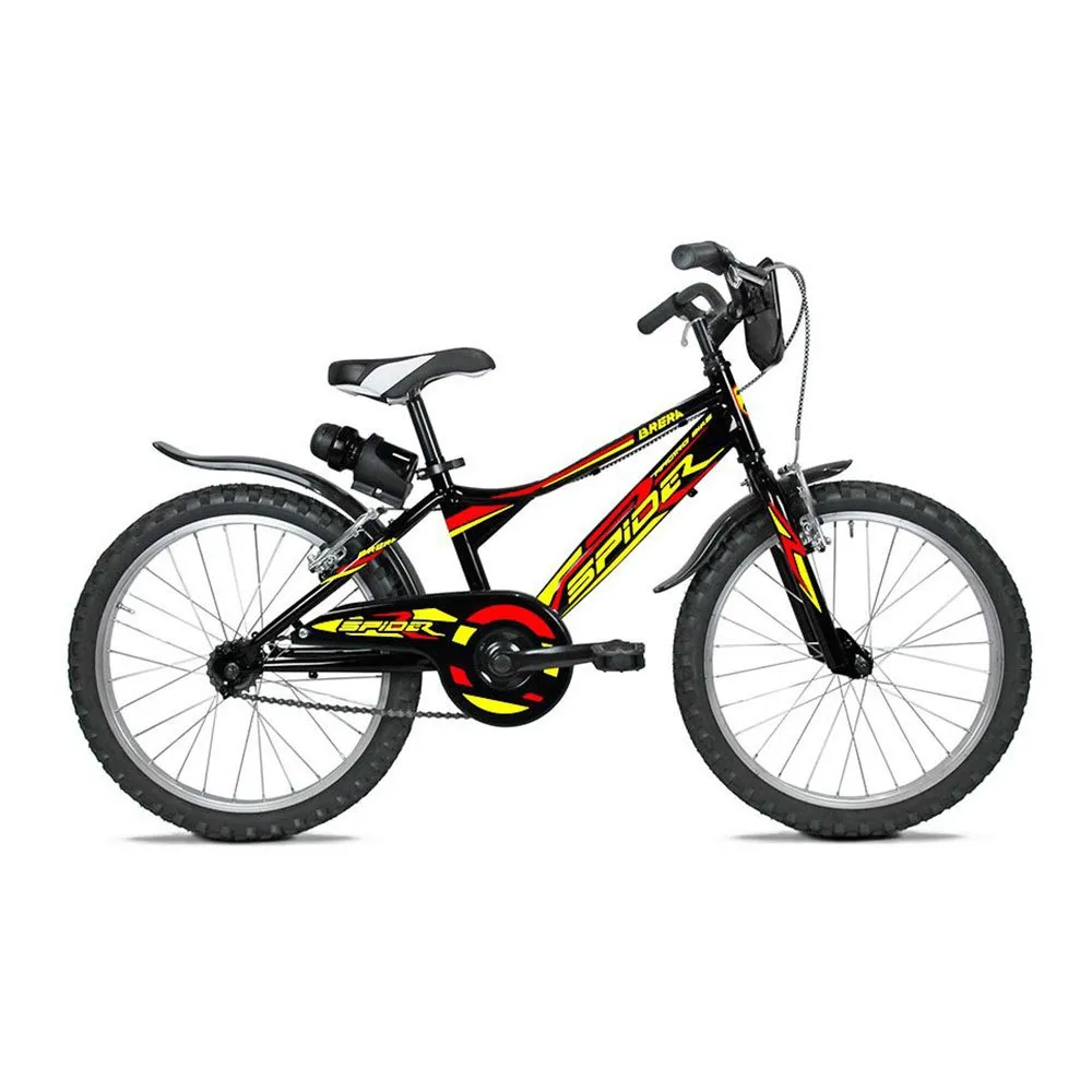 Brera Spider 2.0 20´´ 1s Sykkel, Black / yellow, One Size, Barnesykkel Brera Spider 2.0 20´´ 1s Sykkel, Black / yellow, One Size, Barnesykkel