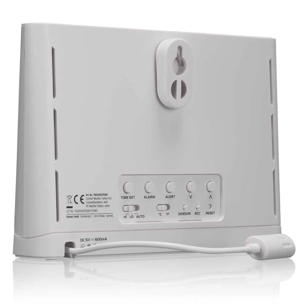 Bresser 7002550gye000 Værstasjon, White, One Size, EU Plug 220V Bresser 7002550gye000 Værstasjon, White, One Size, EU Plug 220V