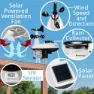 Bresser 7in1 Wifi With Light Intensity And Uv Measurement Function Wsx3001 Cm3lc2 Værstasjon, Black, One Size, EU Plug 220V