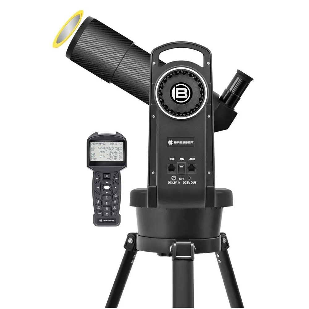 Bresser Automatisk 80/400 Teleskop Med Goto, Black, One Size Bresser Automatisk 80/400 Teleskop Med Goto, Black, One Size