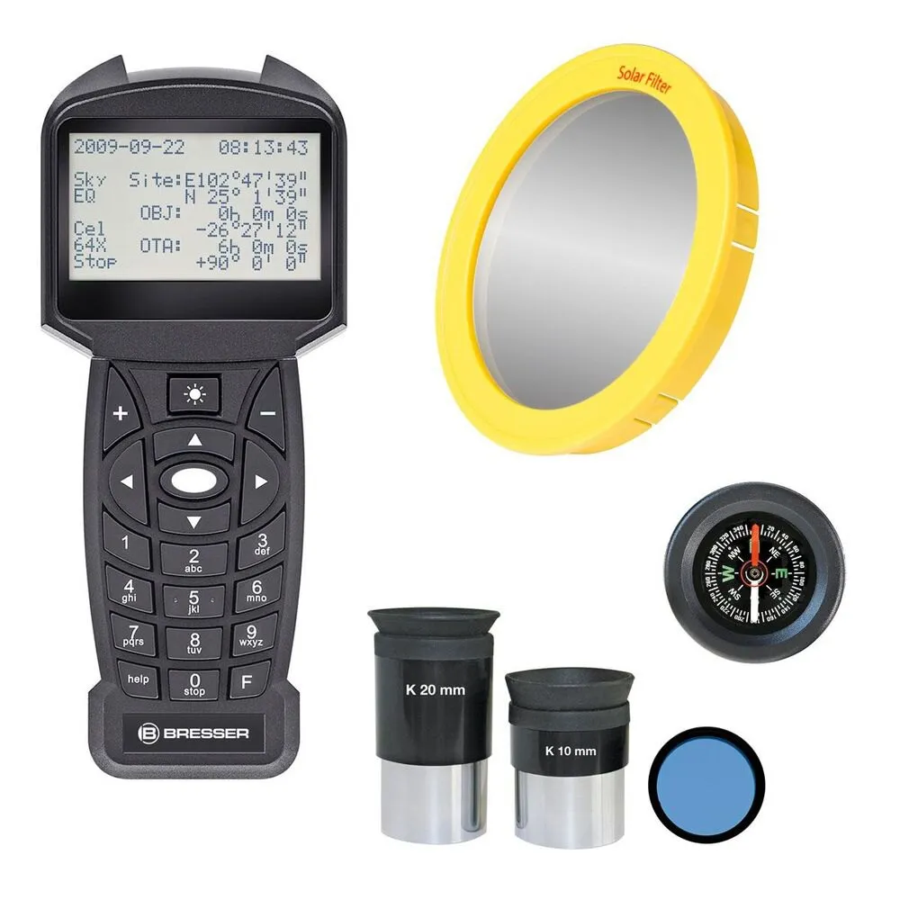 Bresser Automatisk 80/400 Teleskop Med Goto, Black, One Size Bresser Automatisk 80/400 Teleskop Med Goto, Black, One Size