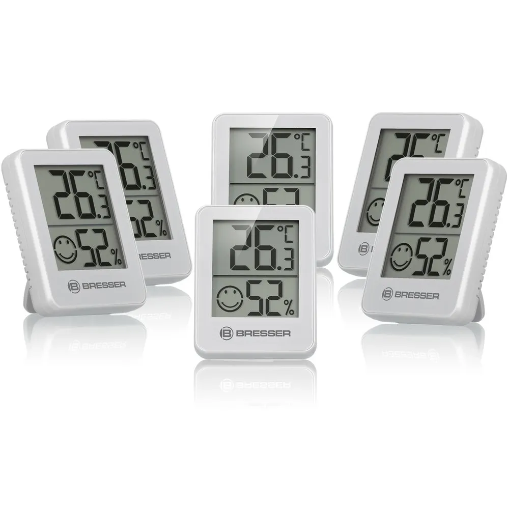 Bresser Climatrend Hygro Set Indicator Thermo Hygrometer 6 Enheter Bresser Climatrend Hygro Set Indicator Thermo Hygrometer 6 Enheter