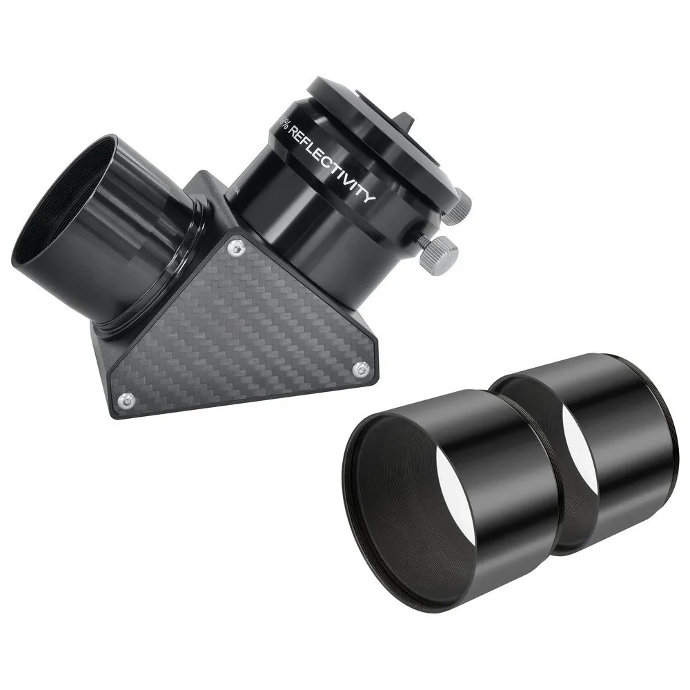 Bresser Ed Apo F/6 Fcd-100 Alu Hex Teleskopkikker 80 Mm, Black / white, One Size