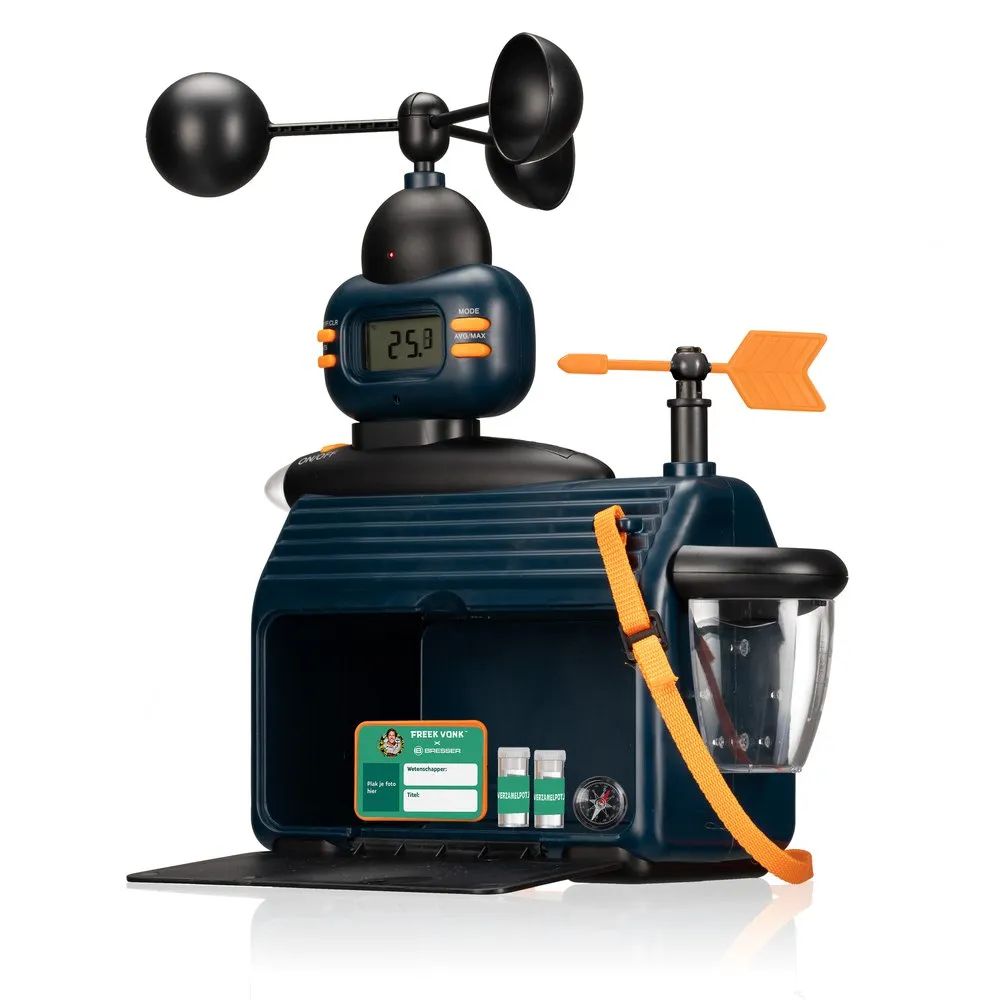 Bresser Freek Vonk X Værstasjon, Dark blue, One Size, EU Plug 220V