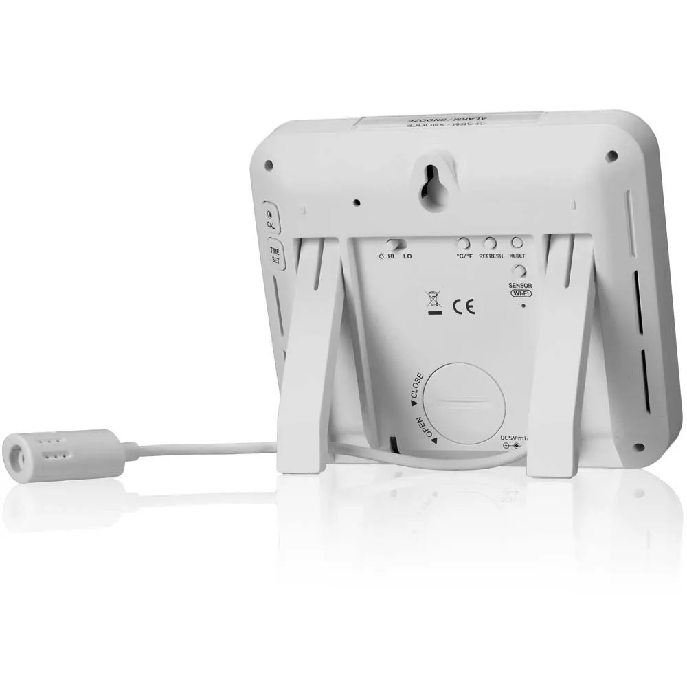 Bresser Meteo Tuya Smart Termometer Og Hygrometer, White, One Size Bresser Meteo Tuya Smart Termometer Og Hygrometer, White, One Size