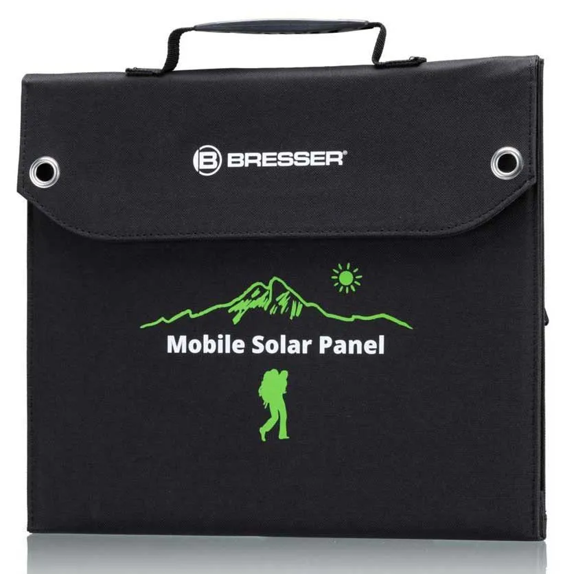 Bresser Mobil Solcellelader 40 Med Usb Dc-utgang, Black, One Size Bresser Mobil Solcellelader 40 Med Usb Dc-utgang, Black, One Size